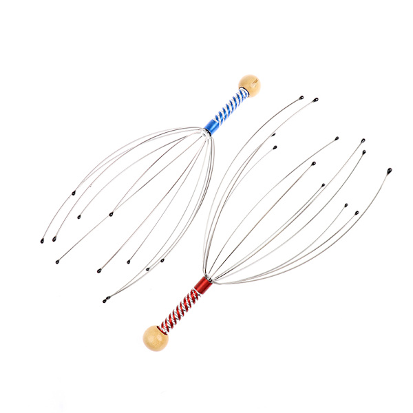 head massager bläckfisk klo massager verktyg huvud hårbotten hals str one size