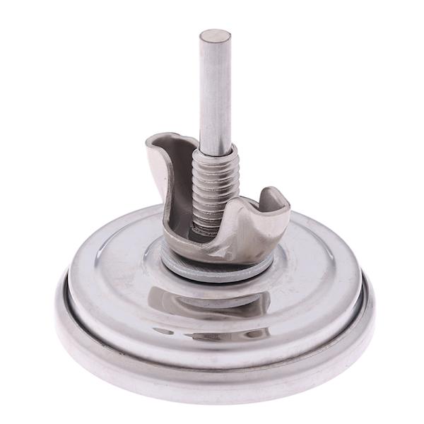 Rostfritt stål BBQ Smoker Pit Grill Bimetall termometer Tem One Size