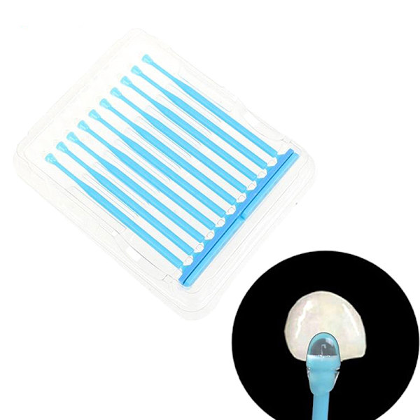 20 st Dental Applicator Sticks Adhesive för tandkronfaner
