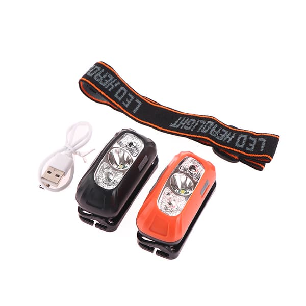 Strong Light Pannlampa Kroppsrörelsesensor Strålkastare USB Black