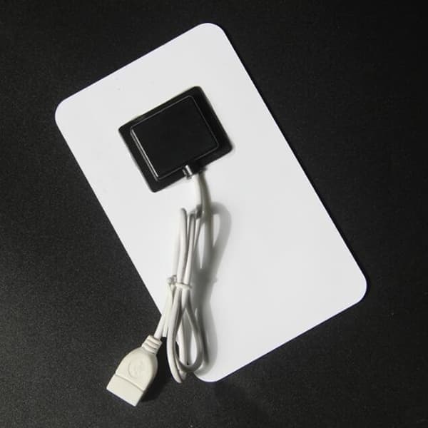 Solpanel Solar System för mobiltelefon batteriladdare Black
