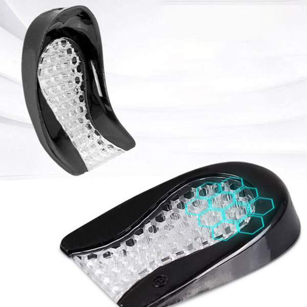 Honeycomb Silicone Gel Insoles for Spur ar Heel Shoe Cushion So onesize
