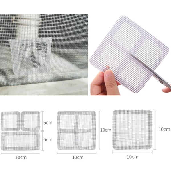 15st Fix Net Window Adhesive Anti Mosquito Fly Insekt Reparation 15pcs