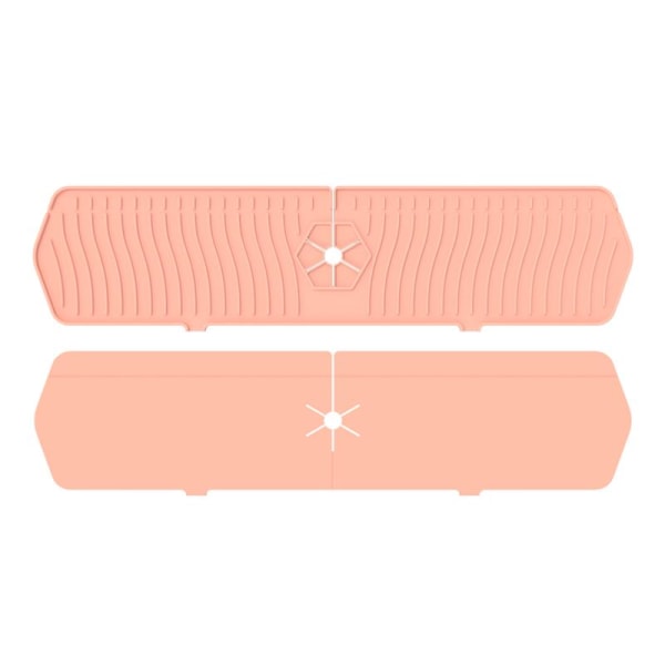 Köksblandare Absorberande matta Silikon Diskbänk Stänkvatten Pink