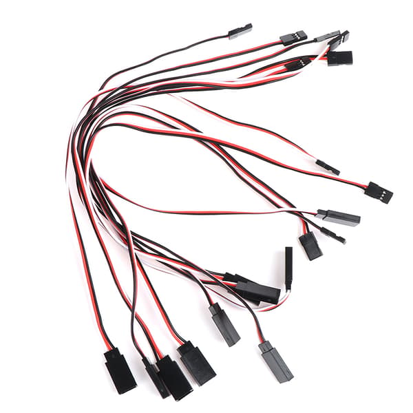 10st 30cm Servoförlängningskabel för RC Futaba JR Mal 10 pcs