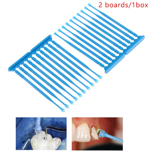 20 st Dental Applicator Sticks Adhesive för tandkronfaner