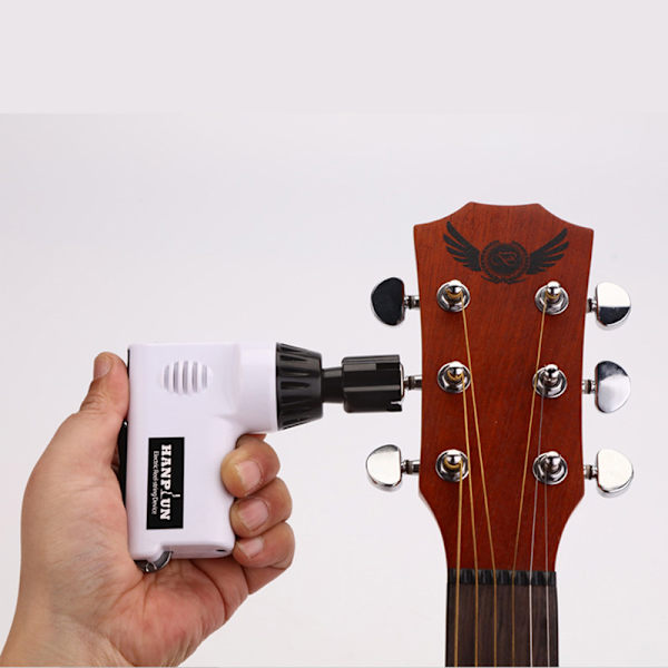 Automatisk Guitar String Winder String ter Restringing Tool White