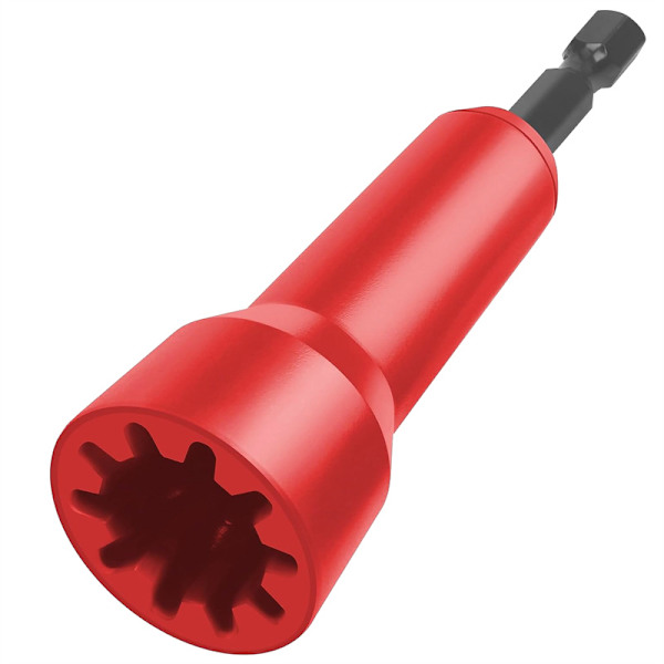 Wire Twist Tool Spin Wire Twister Connector Sockel för borr Red