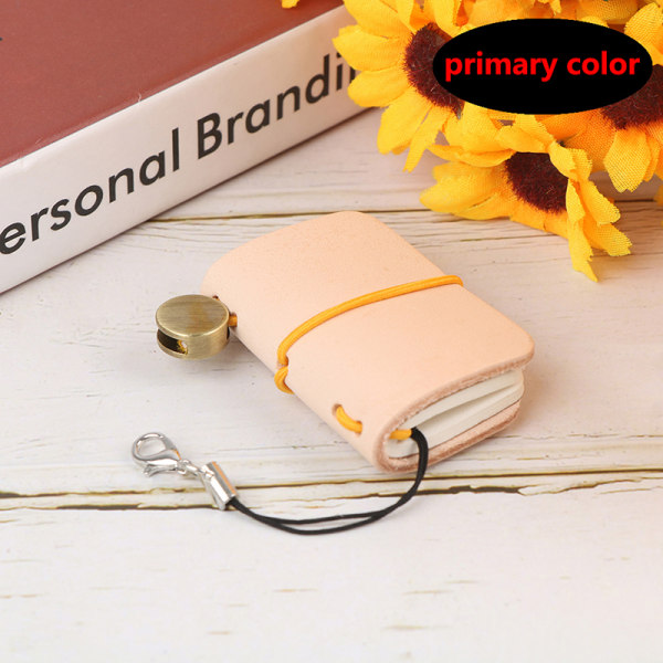 Mini Portable Notebook Core Travel Journal Booklet 4,6*2,8cm primary color
