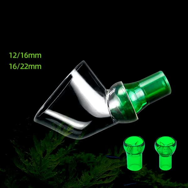 Aquarium Fish Tank Lily Pipe Horn Utlopp Vattenutlopp Transparent