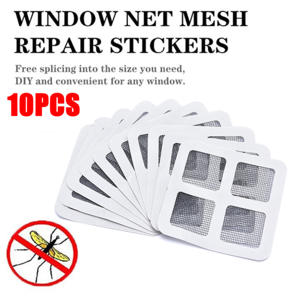 10 st Dörrfönster Anti Insect Fly Bug Repair Sticker 10pcs