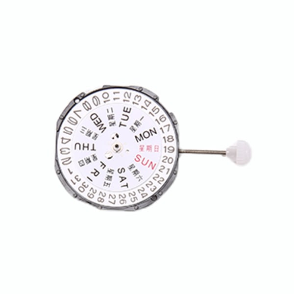 SL28 Three Hands Quartz Movement Date Watch Armbandsur Parts R Double Calendar