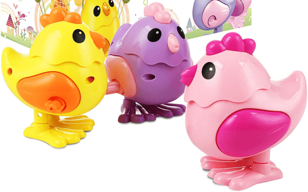 3st påsk Chick Wind Up leksaker, mekaniska Chick leksaker, påsk