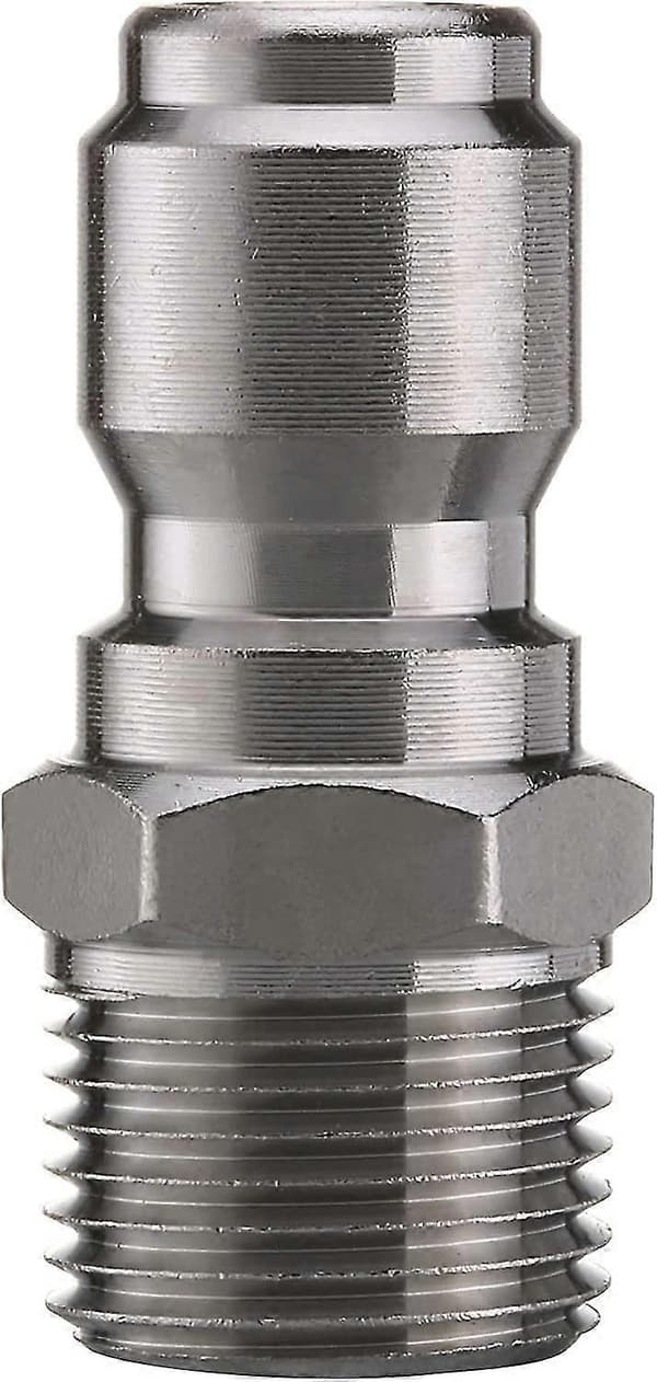 Quick Connect Adapter Kit for Pressure Washer, 9.5mm Male Thread, 5000 Psi 3/8' Quick Connect Set - Male