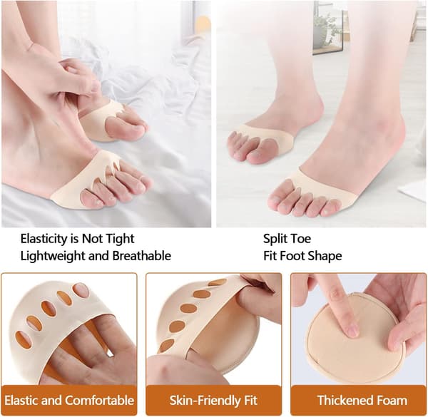 Plantarpute, Halvsåle for damesko, Plantar- og hælpute