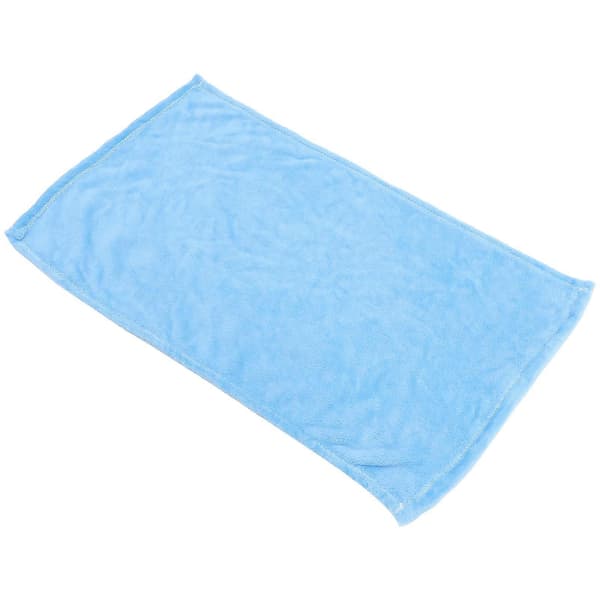 Wonderful Flannel Fleece Pet Blanket Soft Towel Solid Color Pet Blanket (Sky Blue)