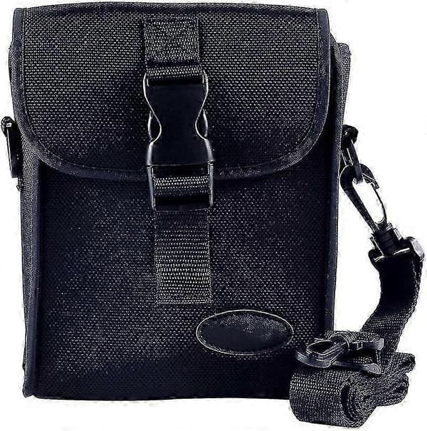 Binocular Case, Universal Binocular Case, Elegant and Robust, Oxford, Adjustable Straps, For 42mm Binoculars, Black
