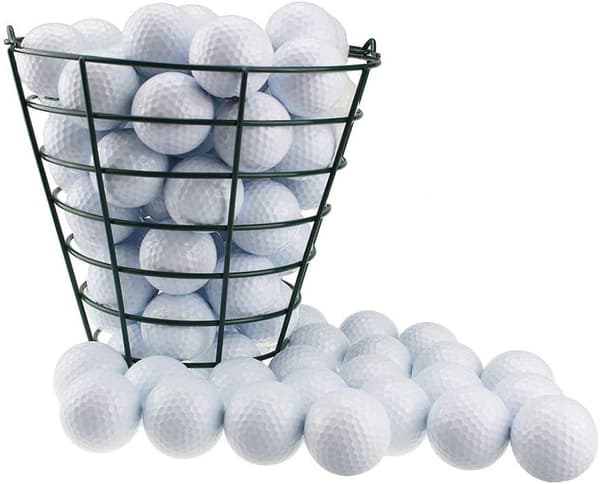 Golfboldspand, metal golfboldkurv, holdbar golfboldbeholder opbevaring, golftilbehør