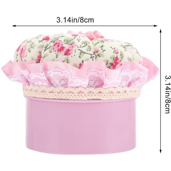 2-pack Tomato Shaped Pin Cushions, Compact Needle Holder for Sewing, Compatible with All Brands