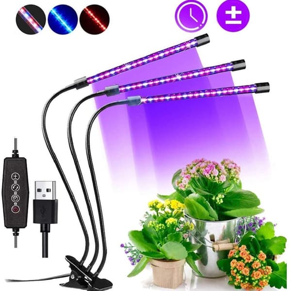 Plantelys, 60 LED fullspektrum plantelys med KLB