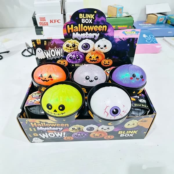 Halloween Ghost Squeezable Malt Candy Squeeze Toy Stress Relief Gift Pack Cute Ghost 10cm Cute Ghost 10cm