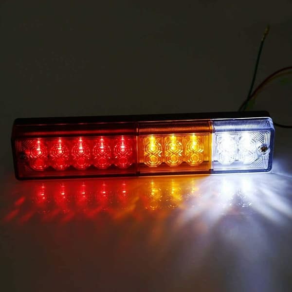 2 stk LED-baglygter til baklys Blinklys Blinklys til lastbilstrailer Campingvogn 24V