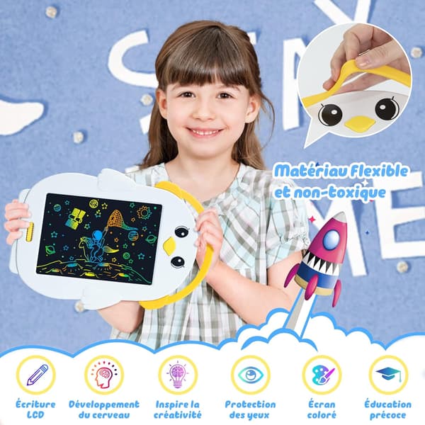 Lasten LCD-piirustusalusta (pingviini), Doodle Board Learnin