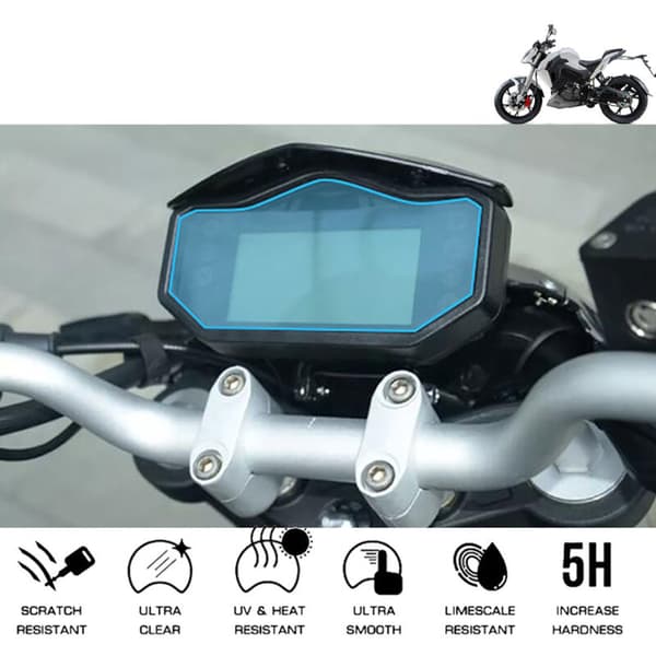 Motorcycle Cluster Scratch Protection Film Screen Protector for BN150S BJ150