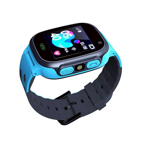 Kid Smart Watch Kamera Samtale Spill Plass Alarm Klokke Smartklokke for Gutter Jenter FIG Blå Blue Blue