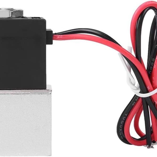 Magnetventil, 12V DC 1/4  \"2-veis normalt lukket 1,2MPa pneumatisk KLB