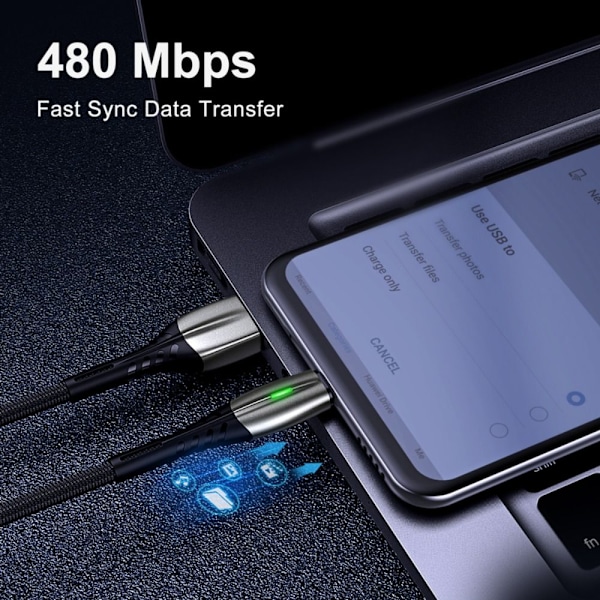 Datakabel Ladekabel RØD MICRO USB MICRO USB Rød Red Micro USB-Micro USB