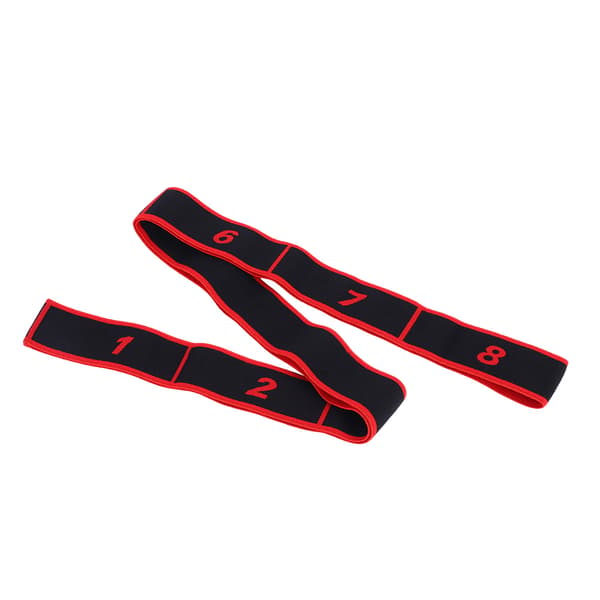 Yoga Resistance Band Latin Dance Elastic Stretch Belt Fitness Training Pull Strap (Red)