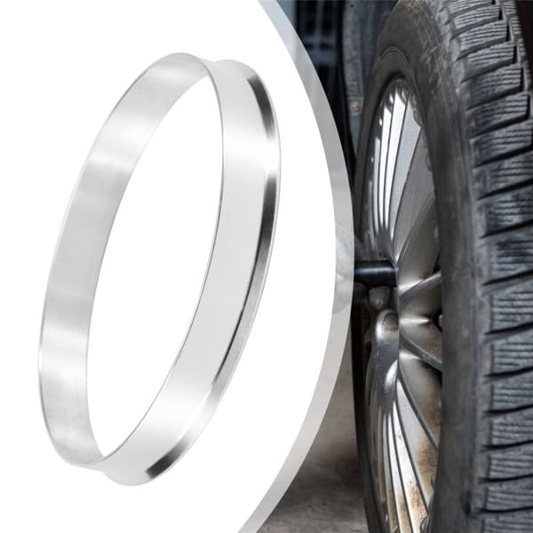 4 x Universal Aluminium Navring Hjulafstandsstykker 74.1mm O/D 72.6mm I/D