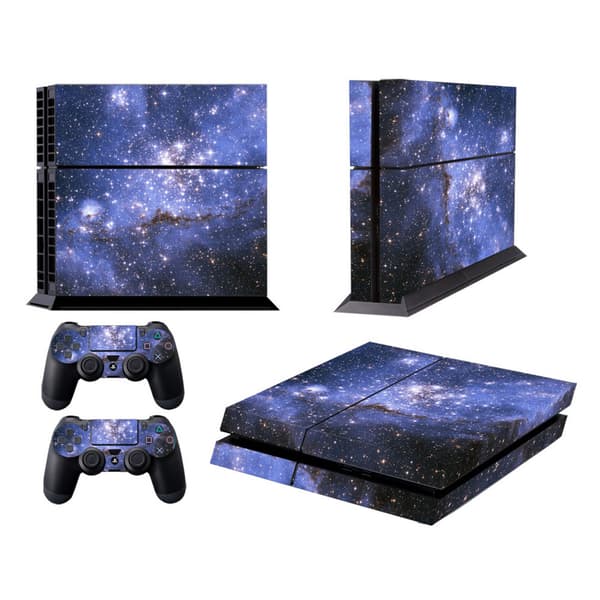 PS4-spilcontroller konsolvært fuldfarve klistermærker, stjernehimmel