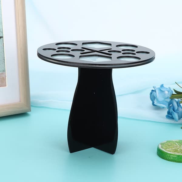 14 Hole Cosmetic Brush Drying Rack Dryer Makeup Brush Display Holder Organizer