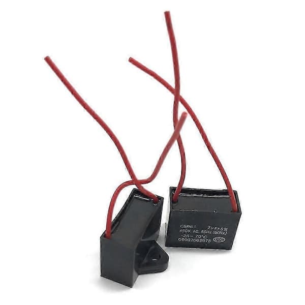 CBB61 Capacitor 450V Fan Capacitor Durable Starting Capacitor [DB] 2UF 2UF