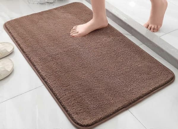 Skridsikker Polyester Måtte til Indendørs og Udendørs Brug, Superabsorberende, 11 x 19 Tommer