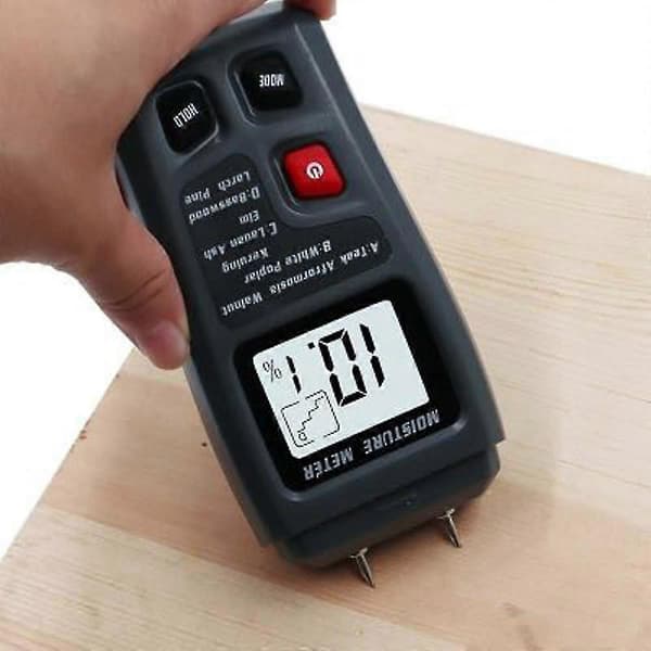 Professionel 0~99,9% Digital Træfugtmåler Bside Træhygrometer Bærbart Værktøj LCD-Display Træfugtdetektor-YuJia