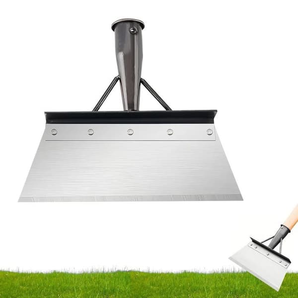 Garden Cleaning Spade - 1 Piece, 30x11cm, Without Handle - Suitable for Weeds, Moss, De-icing