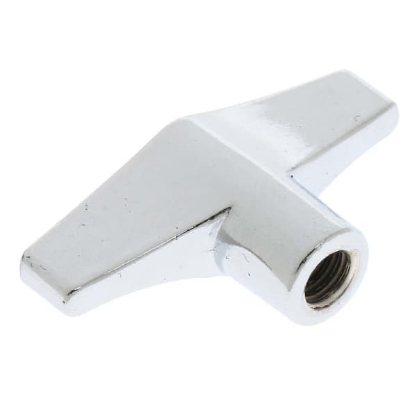 Lättmonterade vingmuttrar för cymbalstativ, 6 mm hål, 6-delat set