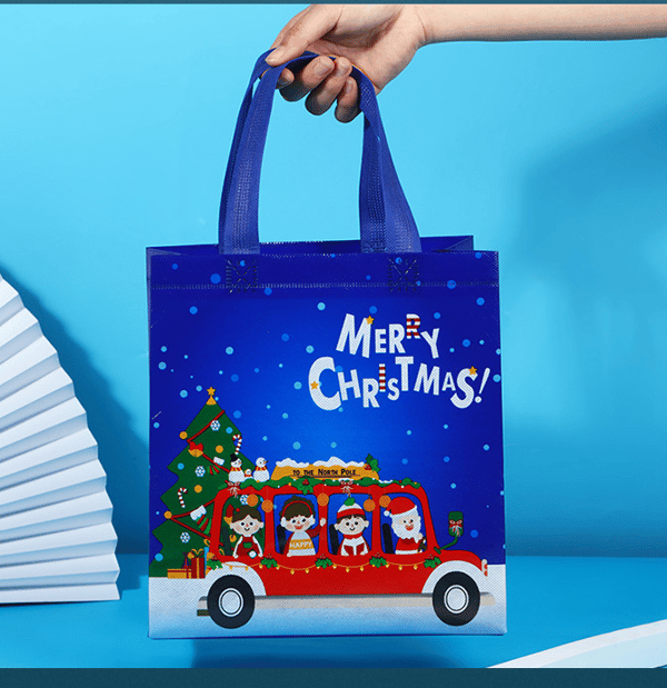 10 kreative trykte juleserie tote bag multi