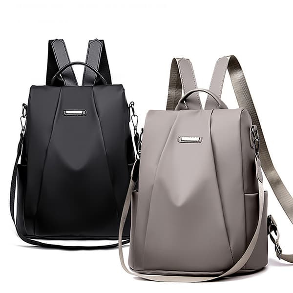New Anti-Theft Backpack for Women - Multifunctional Travel Backpack Khaki Khaki