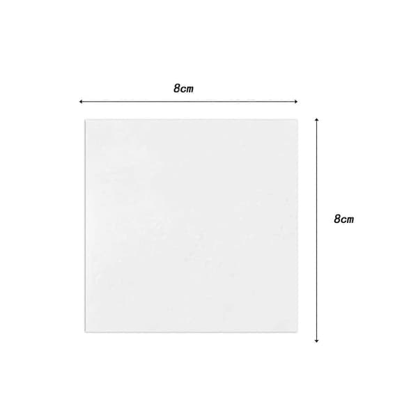 DIY Fusing Glass Smycken Mikrovågsugn Kiln Papers, Foderpapper Isoleringsfiltar 100x Square 8x8cm 100x Square 8x8cm