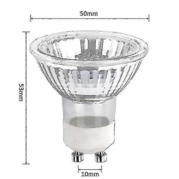 5 stk. GU10 50W Halogen Spotpære Dæmpbar, Halogen Reflektorlamper 35W 35W