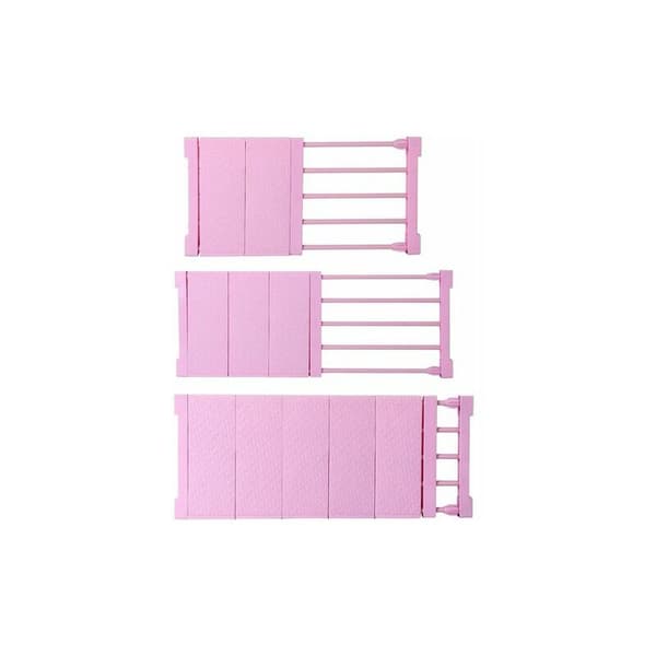 CHAM - DMXHD Justerbart Garderobeskap (Rosa 30-40cm)