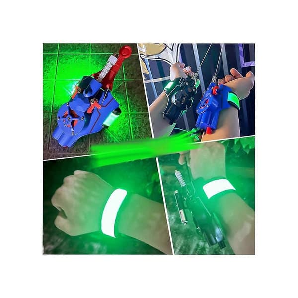 Spider Silk Launcher Web Shooters Håndledslancering Legetøjsskyder Cosplay Enhed Legetøj til Børn Gaver-A
