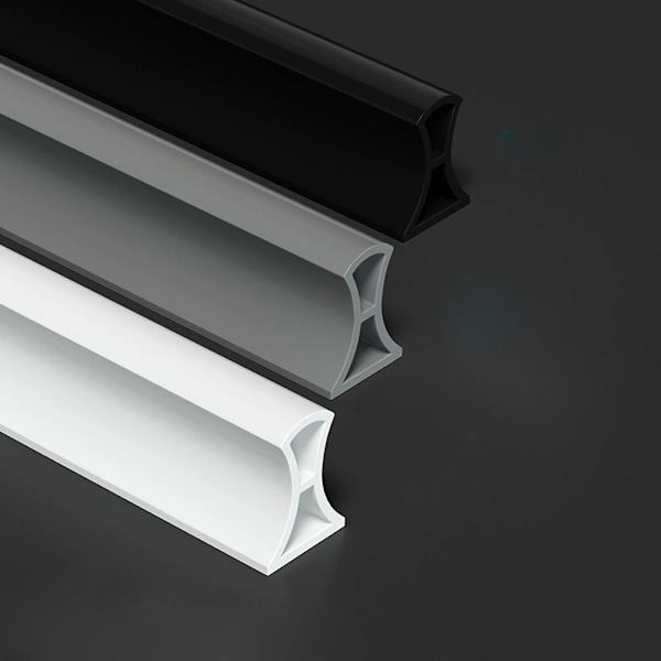Dusch Vattentät List Grå 30X40MM Grå, Lämplig för Badrum Grey 30x40mm