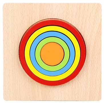 Puiset palapelit 2–3-vuotiaille lapsille, Montessori-lelu 3D