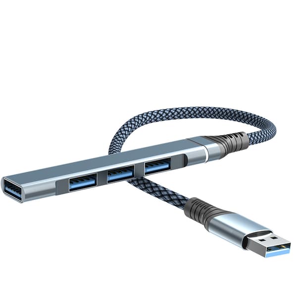 Typ C Laptop Konverterdocka, en till fyra Splitter USB 3.0-hubb