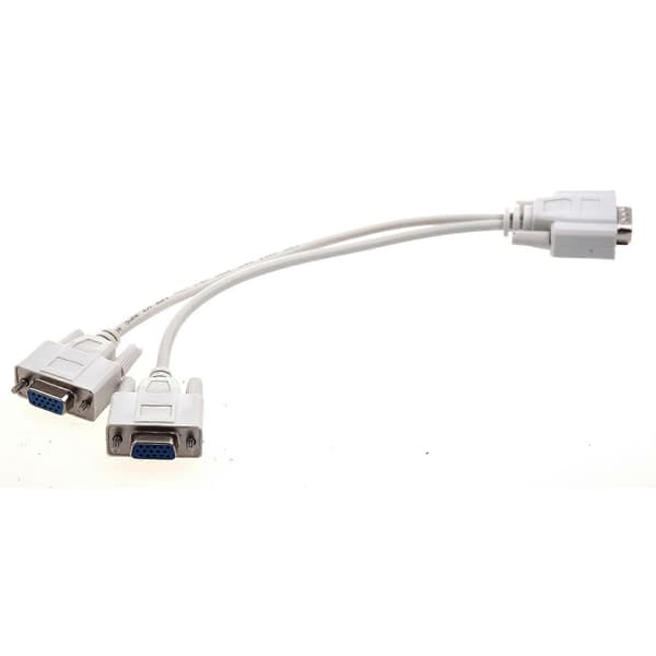 NY 1 TIL 2 SKÆRME SPLITTERKABEL TIL VGA VIDEO